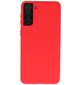 2.0mm Thick Fashion Color TPU Case Samsung Galaxy S21 Plus Red