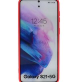 Carcasa Fashion Color TPU Samsung Galaxy S21 Plus Rojo