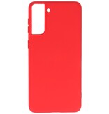 Fashion Color TPU Hoesje Samsung Galaxy S21 Plus Rood