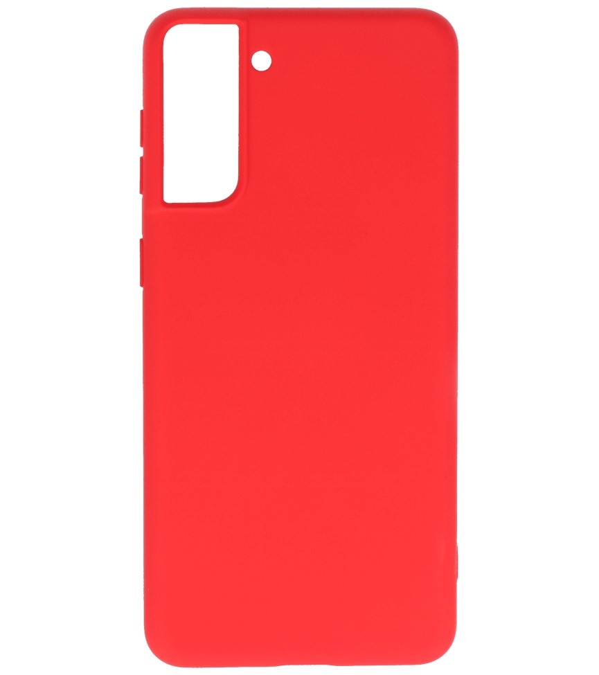 Carcasa Fashion Color TPU Samsung Galaxy S21 Plus Rojo