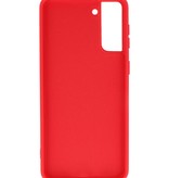 Mode Farbe TPU Fall Samsung Galaxy S21 Plus Rot
