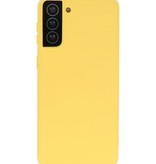 Carcasa Fashion Color TPU Samsung Galaxy S21 Plus Amarillo