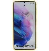 Mode farve TPU taske Samsung Galaxy S21 Plus gul