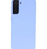 Coque en TPU Fashion Color pour Samsung Galaxy S21 Plus Violet
