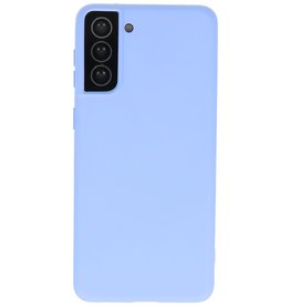2,0 mm tyk mode farve TPU taske Samsung Galaxy S21 Plus lilla