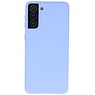 2.0mm Dikke Fashion Color TPU Hoesje Samsung Galaxy S21 Plus Paars