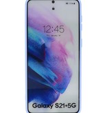 Estuche de TPU a color de moda Samsung Galaxy S21 Plus Morado