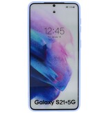 Coque en TPU Fashion Color pour Samsung Galaxy S21 Plus Violet