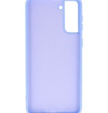 Fashion Color TPU Cover Samsung Galaxy S21 Plus Lilla