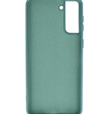 Fashion Color TPU Case Samsung Galaxy S21 Plus D. Green