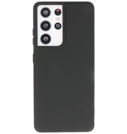2.0mm Thick Fashion Color TPU Case Samsung Galaxy S21 Ultra Black