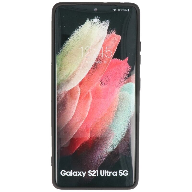Custodia in TPU color fashion per Samsung Galaxy S21 Ultra Black