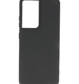 Estuche de TPU en color de moda Samsung Galaxy S21 Ultra Negro