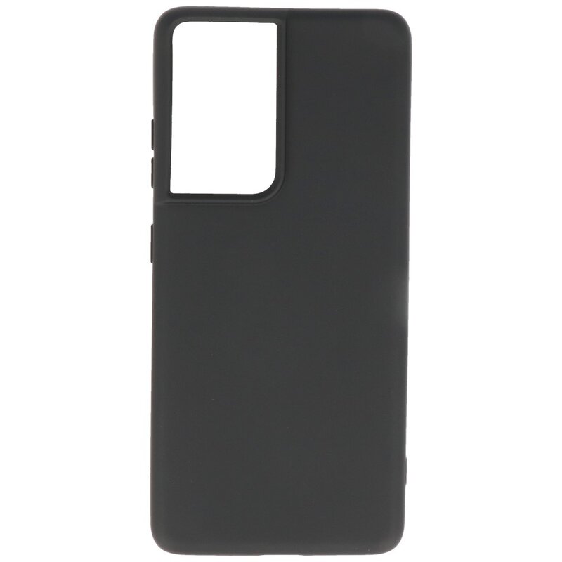 Fashion Color TPU Cover Samsung Galaxy S21 Ultra Black