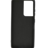 Coque en TPU Fashion Color Samsung Galaxy S21 Ultra Noire