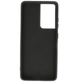Estuche de TPU en color de moda Samsung Galaxy S21 Ultra Negro