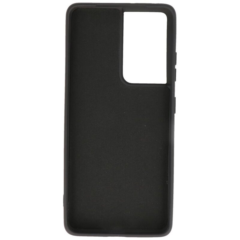 Fashion Color TPU Cover Samsung Galaxy S21 Ultra Black
