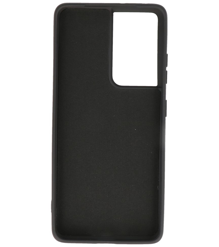 Mode Farbe TPU Fall Samsung Galaxy S21 Ultra Black