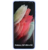 Coque en TPU Fashion Color Samsung Galaxy S21 Ultra Violet