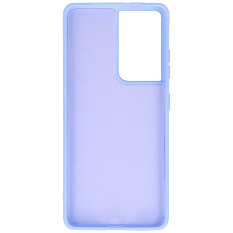 Fashion Color TPU Case Samsung Galaxy S21 Ultra Purple