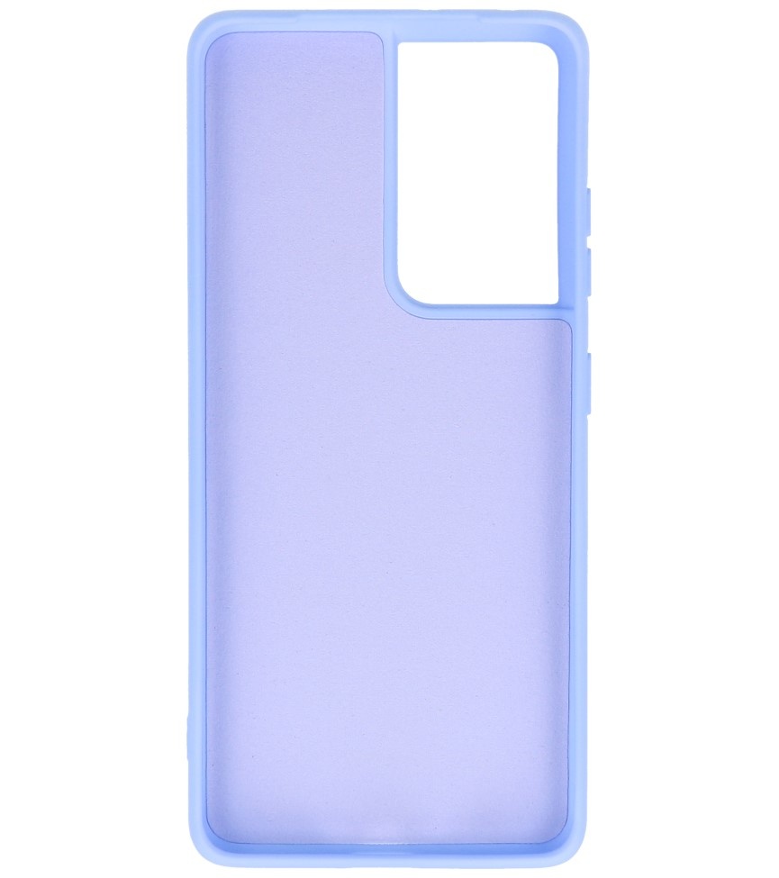 Mode Farbe TPU Fall Samsung Galaxy S21 Ultra Lila