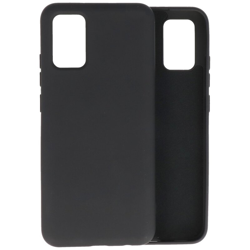 Estuche de TPU en color de moda Samsung Galaxy A02s Negro