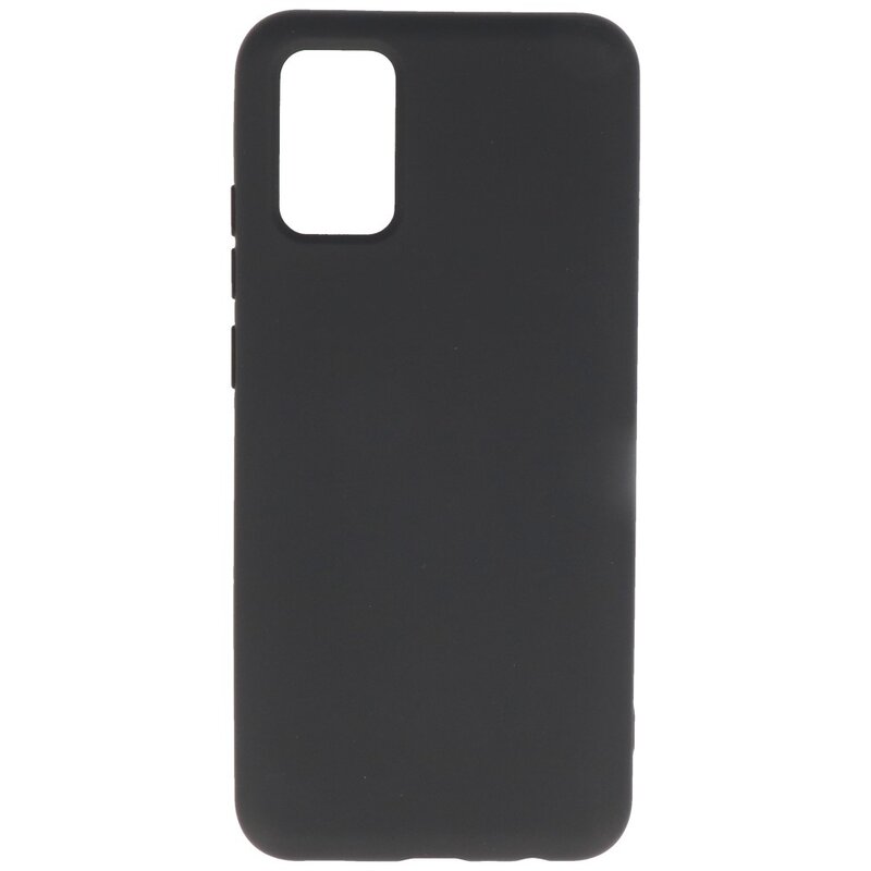 Estuche de TPU en color de moda Samsung Galaxy A02s Negro