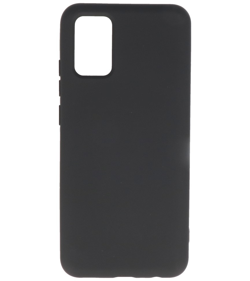 Estuche de TPU en color de moda Samsung Galaxy A02s Negro