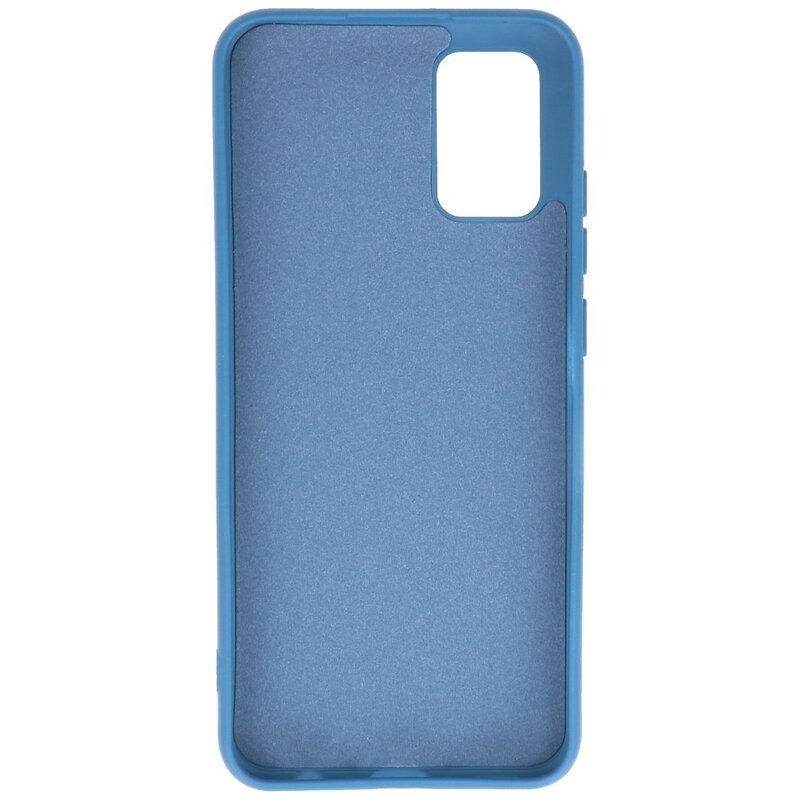 Fashion Color TPU Hoesje Samsung Galaxy A02s Navy