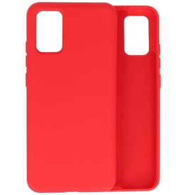 Coque Samsung Galaxy A02s en TPU Couleur Fashion 2.0 mm d'épaisseur Rouge