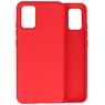 Coque Samsung Galaxy A02s en TPU Couleur Fashion 2.0 mm d'épaisseur Rouge