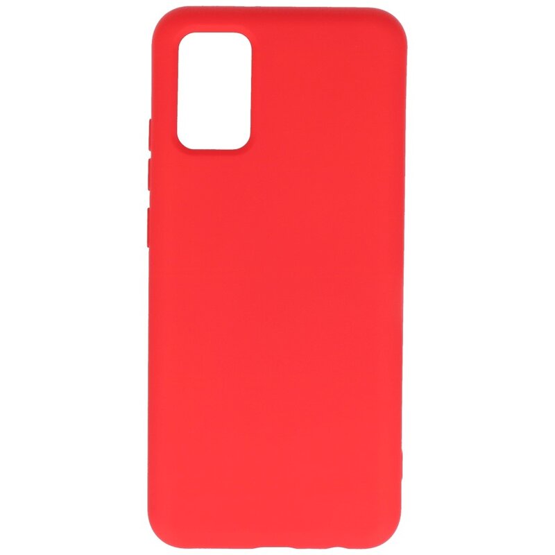 Fashion Color TPU Case Samsung Galaxy A02s Red