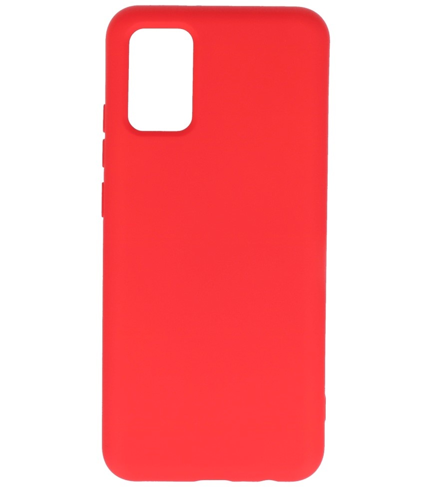 Coque en TPU Fashion Color Samsung Galaxy A02s Rouge