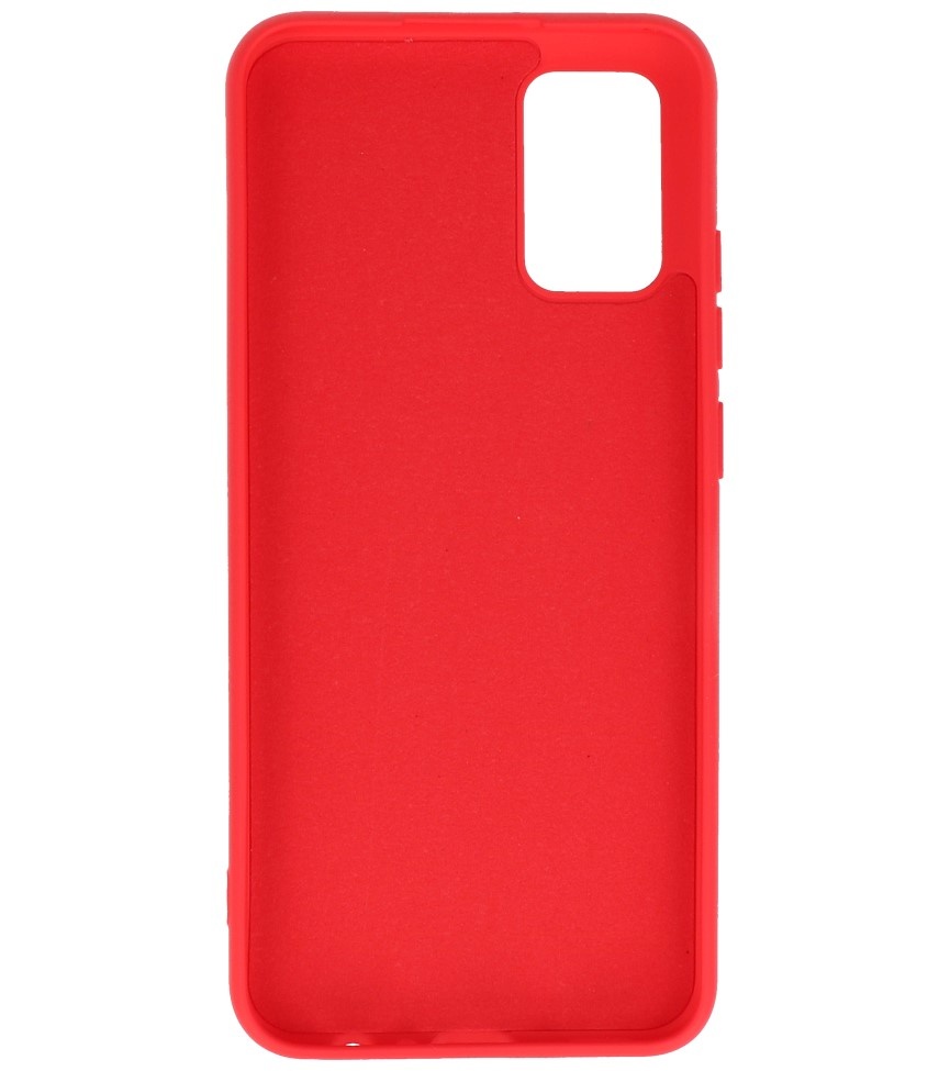 Coque en TPU Fashion Color Samsung Galaxy A02s Rouge