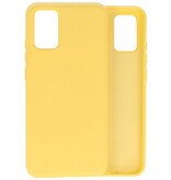 Fashion Color TPU Hoesje Samsung Galaxy A02s Geel