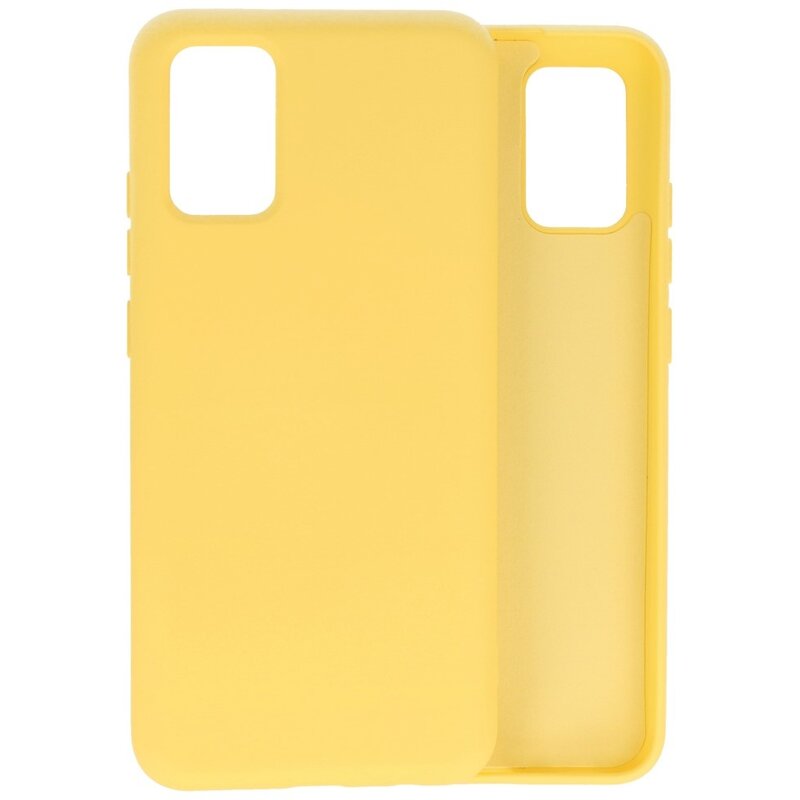 Fashion Color TPU Case Samsung Galaxy A02s Yellow