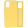 Coque Samsung Galaxy A02s en TPU Couleur Fashion 2.0 mm d'épaisseur - Jaune