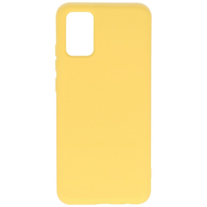 Coque en TPU Fashion Color Samsung Galaxy A02s Jaune