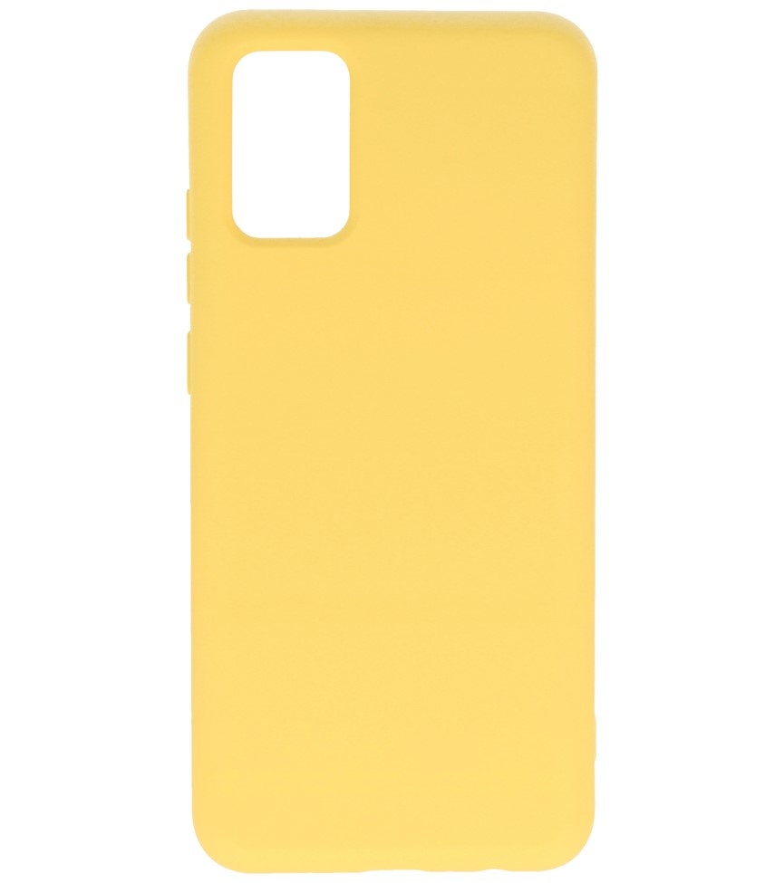 Fashion Color TPU Case Samsung Galaxy A02s Yellow