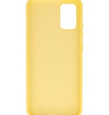 Mode Farbe TPU Fall Samsung Galaxy A02s Gelb