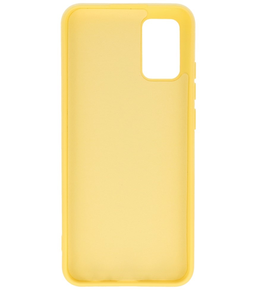 Fashion Color TPU Case Samsung Galaxy A02s Yellow