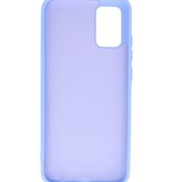 Mode farve TPU taske Samsung Galaxy A02s Lilla