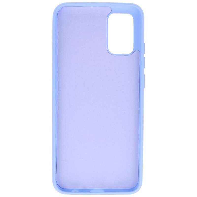 Mode farve TPU taske Samsung Galaxy A02s Lilla