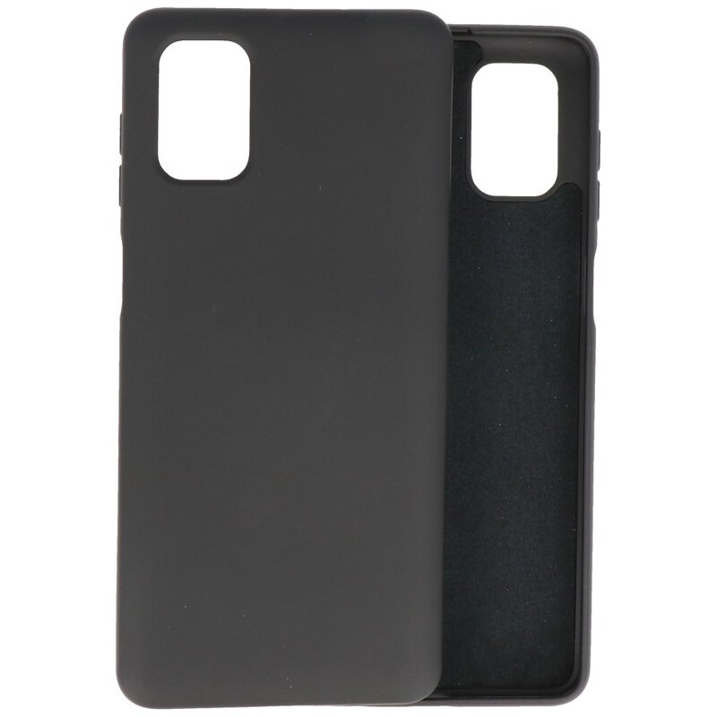 Custodia in TPU colore moda per Samsung Galaxy M51 nera