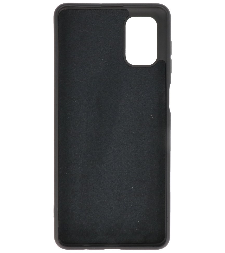 Custodia in TPU colore moda per Samsung Galaxy M51 nera