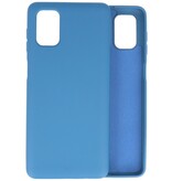 Carcasa de TPU en color de moda para Samsung Galaxy M51 Azul marino