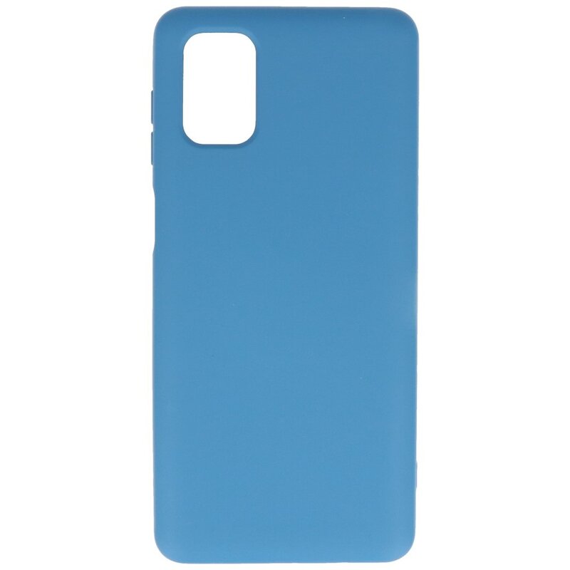 Fashion Color TPU Cover Samsung Galaxy M51 Navy