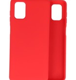Coque en TPU Fashion Color Samsung Galaxy M51 Rouge