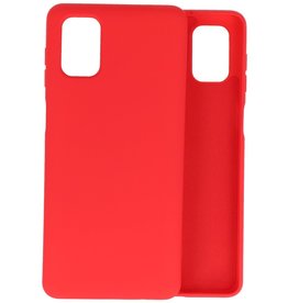 2,0 mm tyk mode farve TPU taske Samsung Galaxy M51 Rød