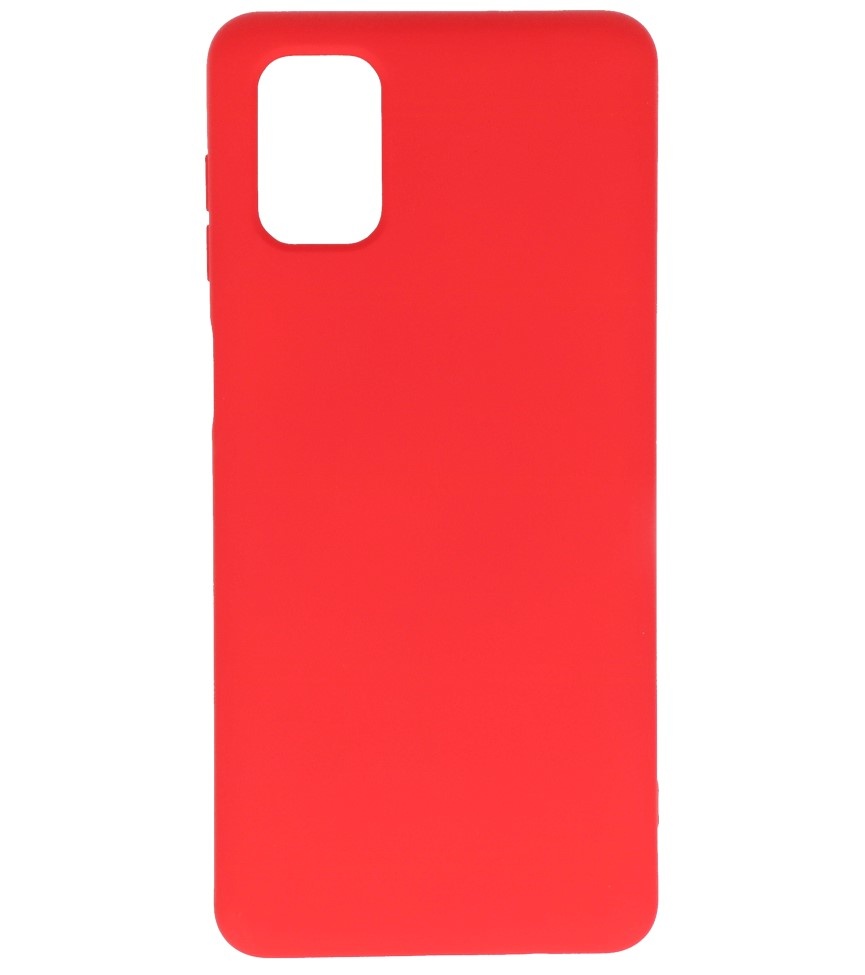 Custodia in TPU color fashion per Samsung Galaxy M51 rossa